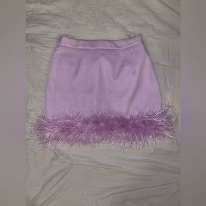 High waisted Lavender Skirt